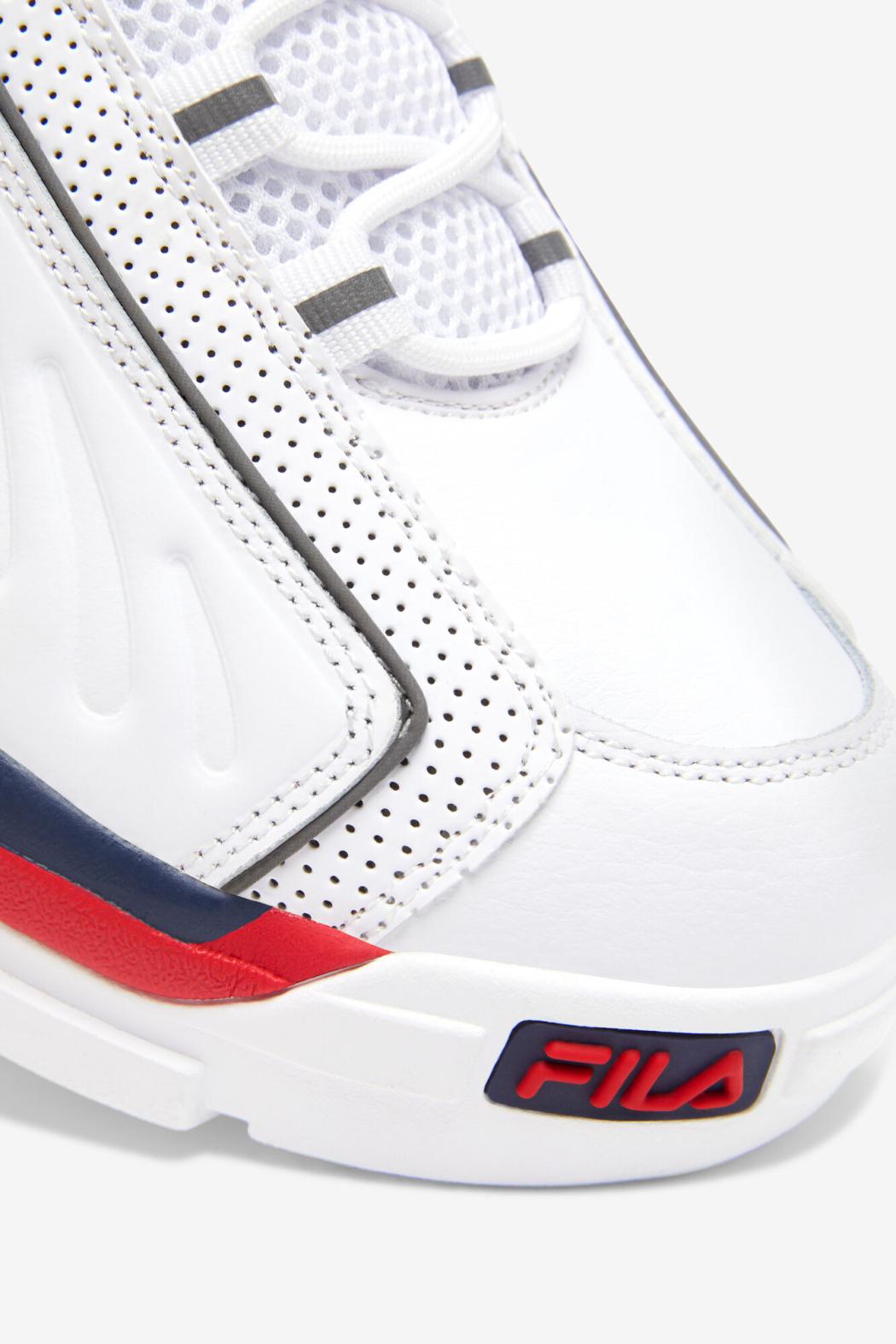 FILA Men's Grant Hill 2 Game Break 125 WHITE / DRESS BLUES / FILA RED | Men Sneakers &amp; Lifestyle