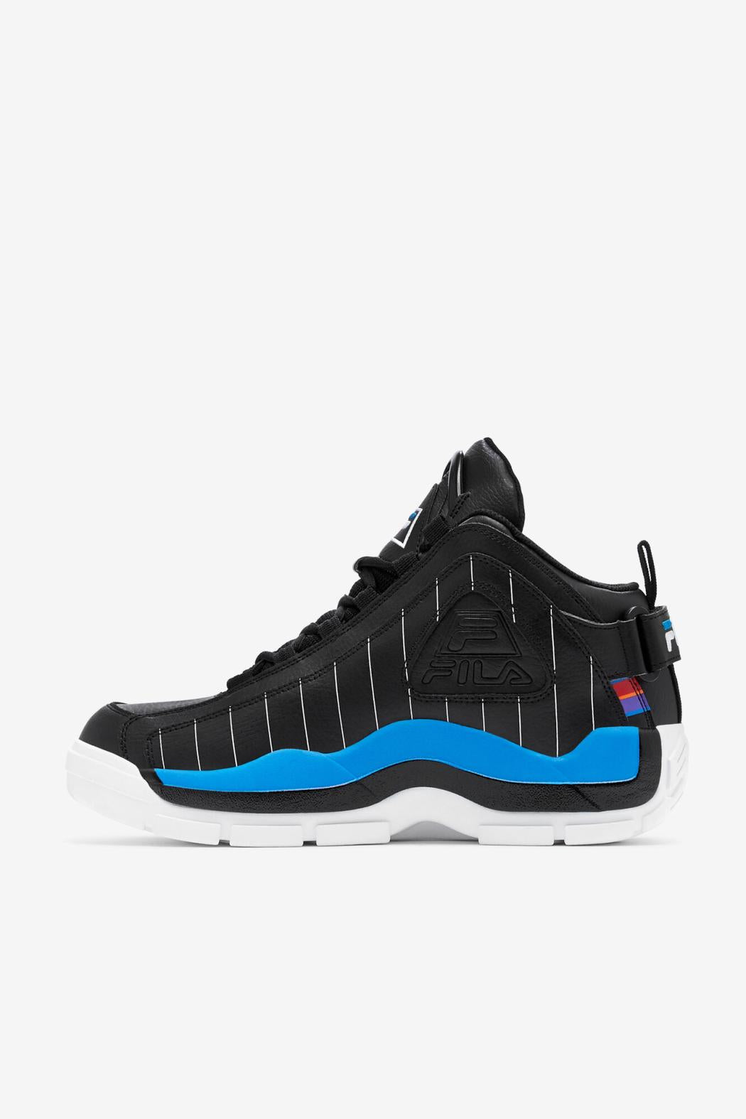 FILA Men's Grant Hill 2 History 018 BLACK / WHITE / IMPERIAL BLUE | Men Grant Hill