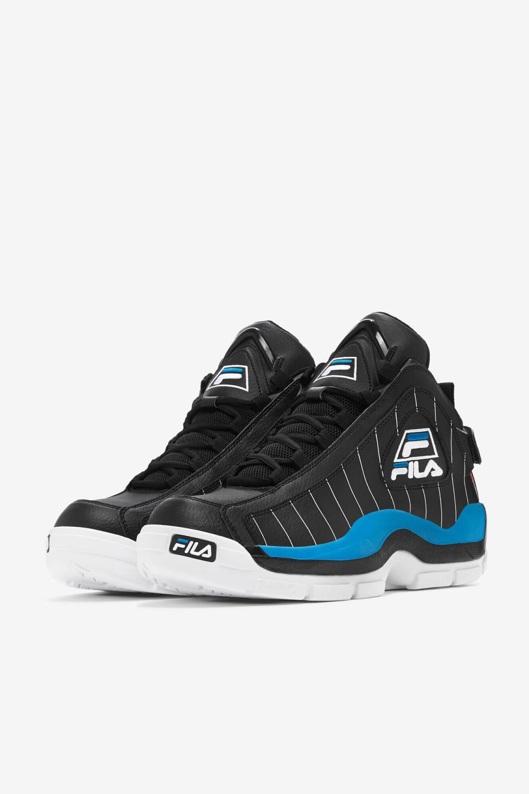 FILA Men's Grant Hill 2 History 018 BLACK / WHITE / IMPERIAL BLUE | Men Grant Hill