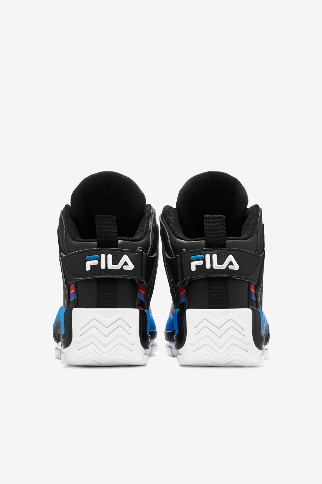 FILA Men's Grant Hill 2 History 018 BLACK / WHITE / IMPERIAL BLUE | Men Grant Hill