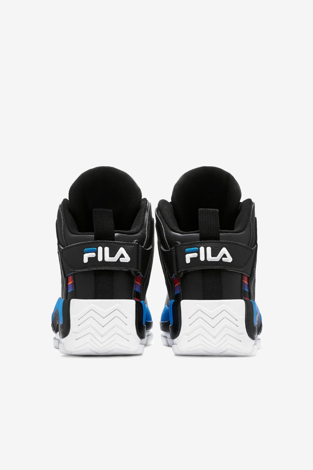 FILA Men's Grant Hill 2 History 018 BLACK / WHITE / IMPERIAL BLUE | Men Grant Hill