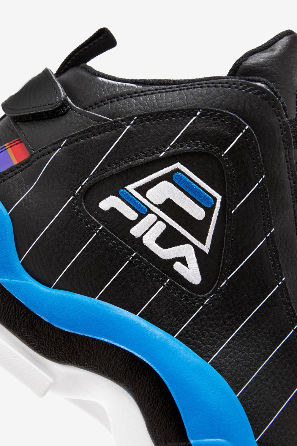 FILA Men's Grant Hill 2 History 018 BLACK / WHITE / IMPERIAL BLUE | Men Grant Hill