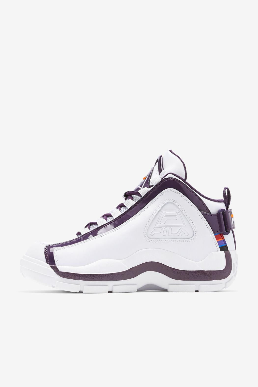FILA Men's Grant Hill 2 History 133 WHITE / PURPLE PENNANT / VIBRANT ORANGE | Men Grant Hill