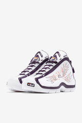FILA Men's Grant Hill 2 History 133 WHITE / PURPLE PENNANT / VIBRANT ORANGE | Men Grant Hill