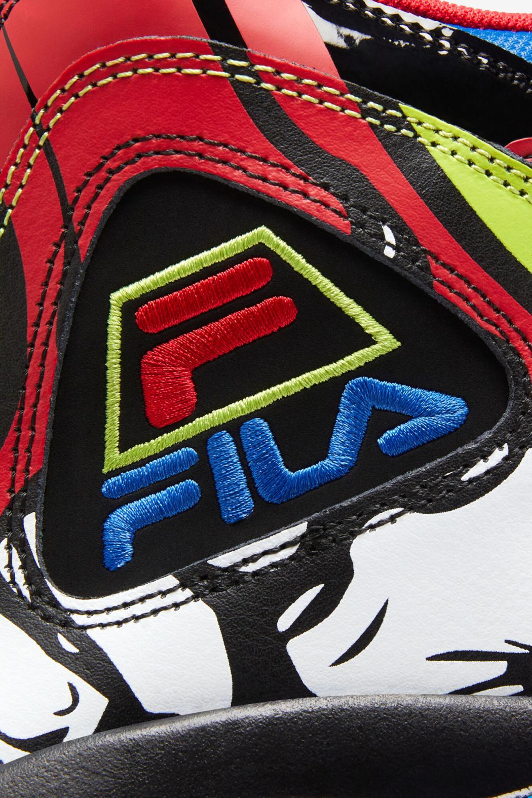 FILA Men's Grant Hill 2 Racing 048 BLACK / LIME PUNCH / PRINCE BLUE | Men Sneakers