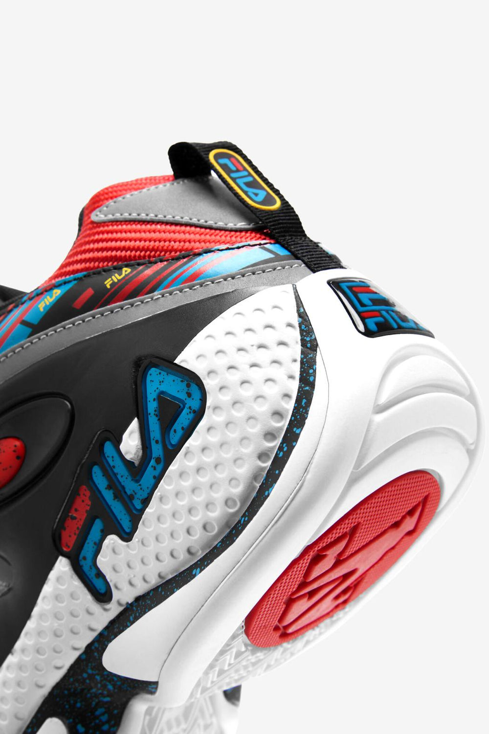 FILA Men's Grant Hill 3 027 BLACK / CAPRI BREEZE / FILA RED | Men Sneakers &amp; Lifestyle