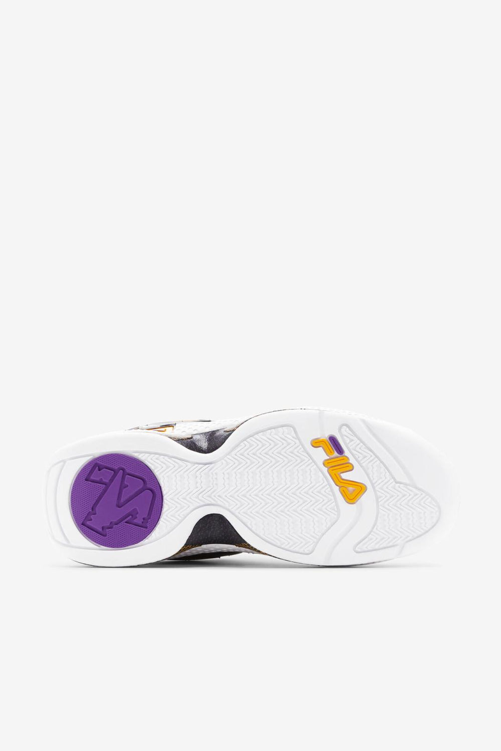 FILA Men's Grant Hill 3 043 BLACK / GOLD FUSION / ELECTRIC PURPLE | Men Grant Hill
