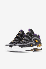 FILA Men's Grant Hill 3 043 BLACK / GOLD FUSION / ELECTRIC PURPLE | Men Grant Hill