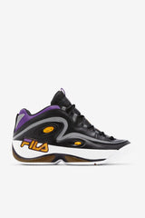 FILA Men's Grant Hill 3 043 BLACK / GOLD FUSION / ELECTRIC PURPLE | Men Grant Hill
