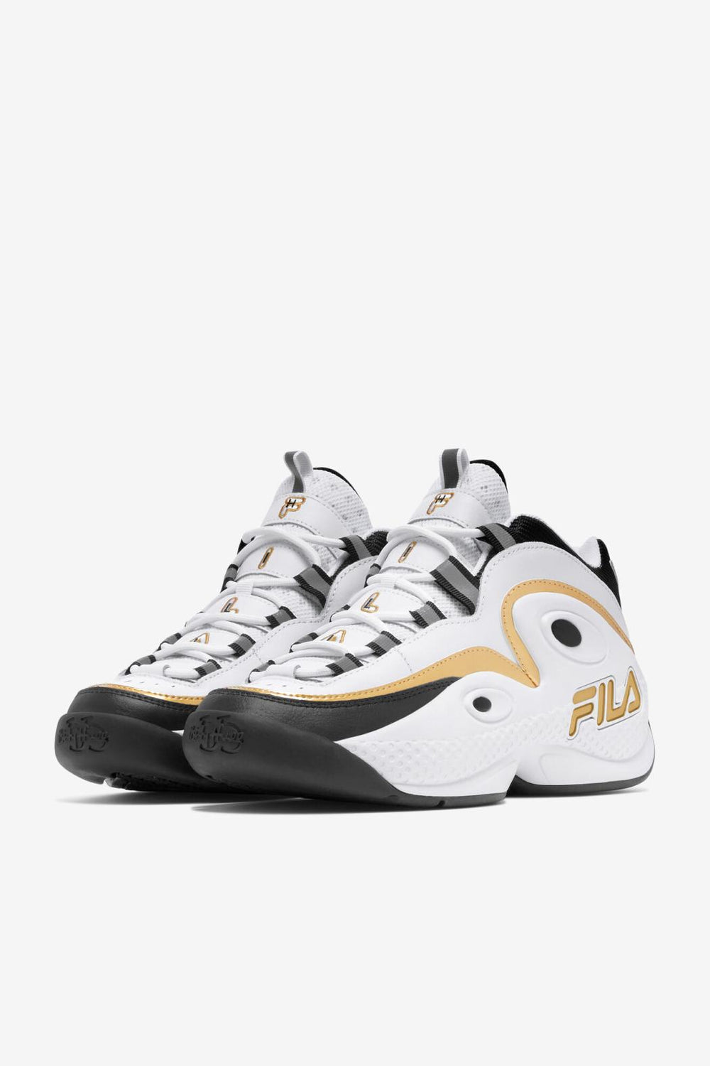 FILA Men's Grant Hill 3 115 WHITE / BLACK / METALLIC GOLD | Men Sneakers &amp; Lifestyle