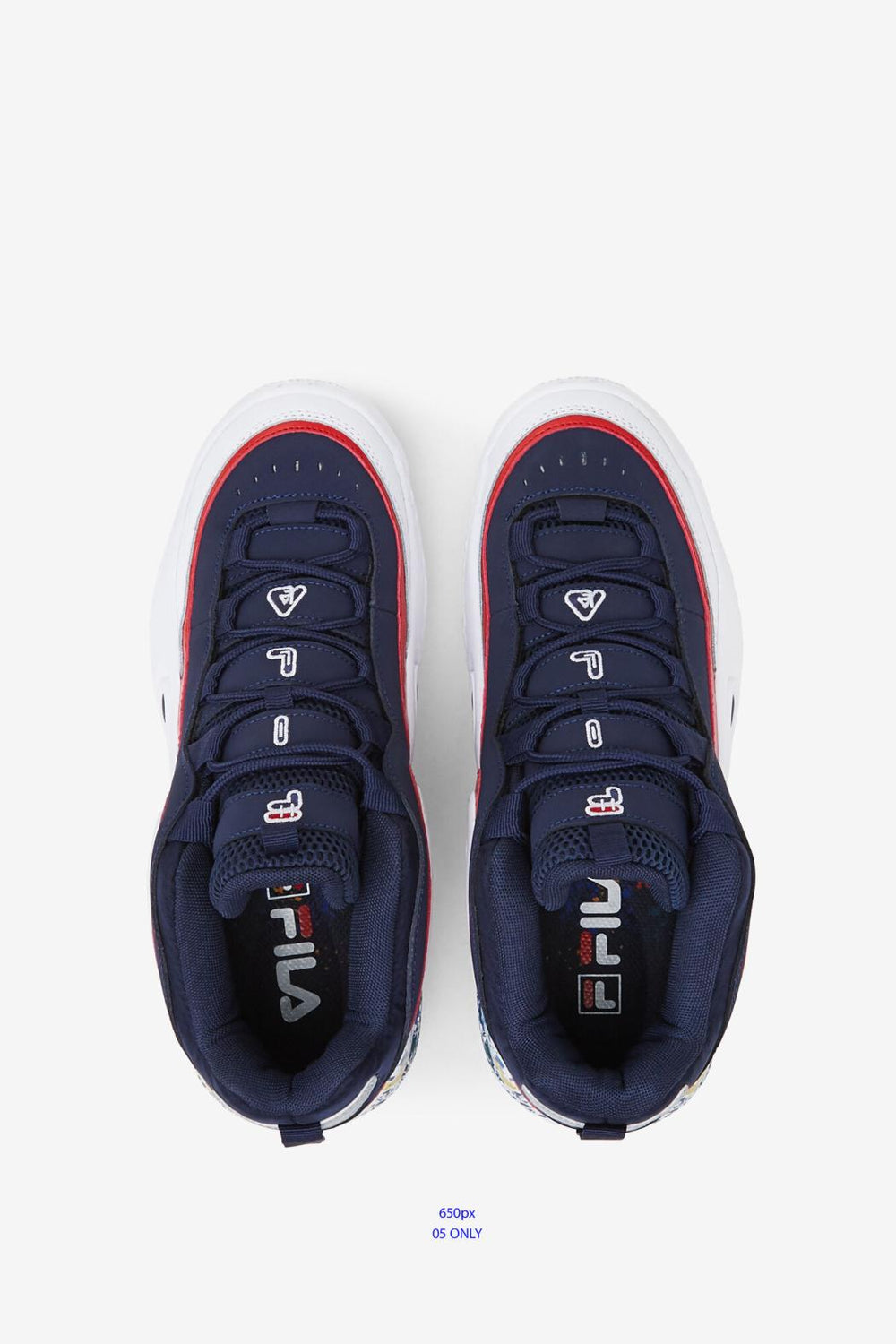 FILA Men's Grant Hill 3 DIY 422 FILA NAVY / MULTI / WHITE | Men Grant Hill
