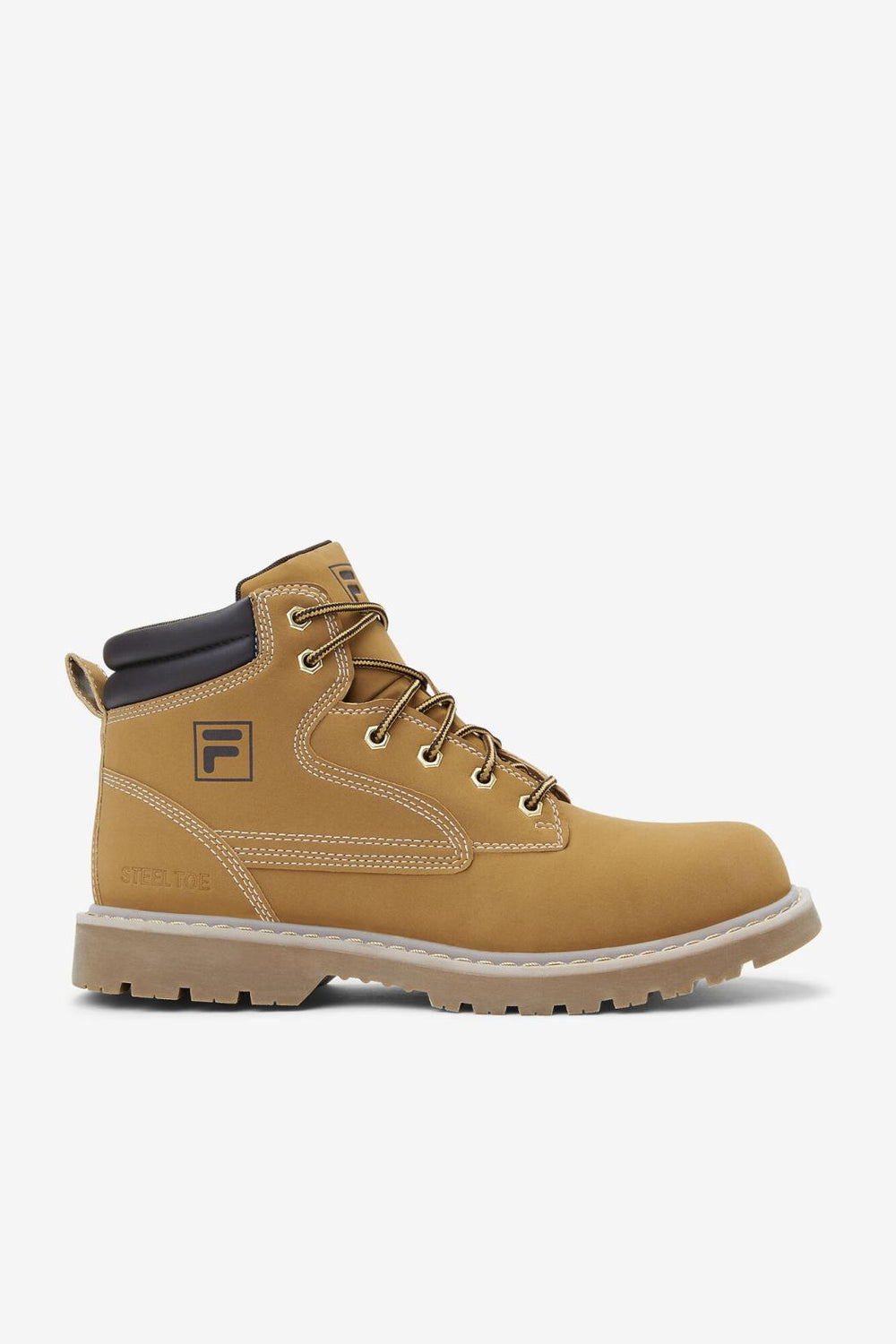 FILA Men's Landing Steel Toe Boot WHEAT/ESPRSO/GM | Men Steel Toe Shoes