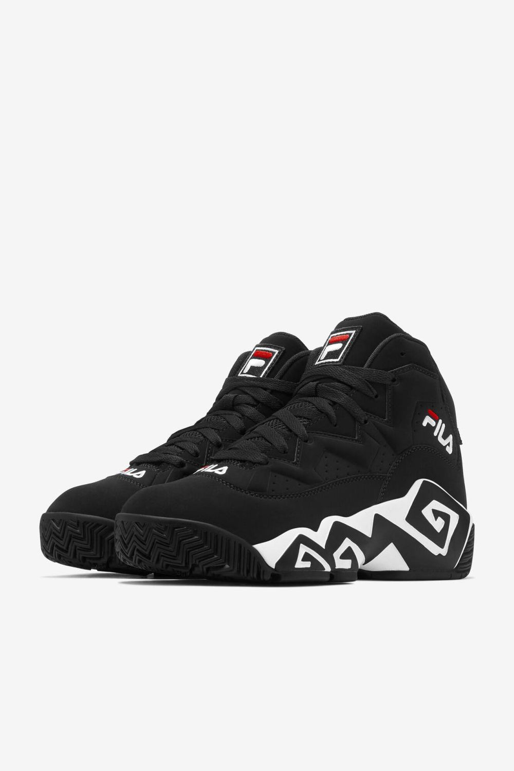 FILA Men's MB 014 BLACK / WHITE / FILA RED | Men Sneakers &amp; Lifestyle