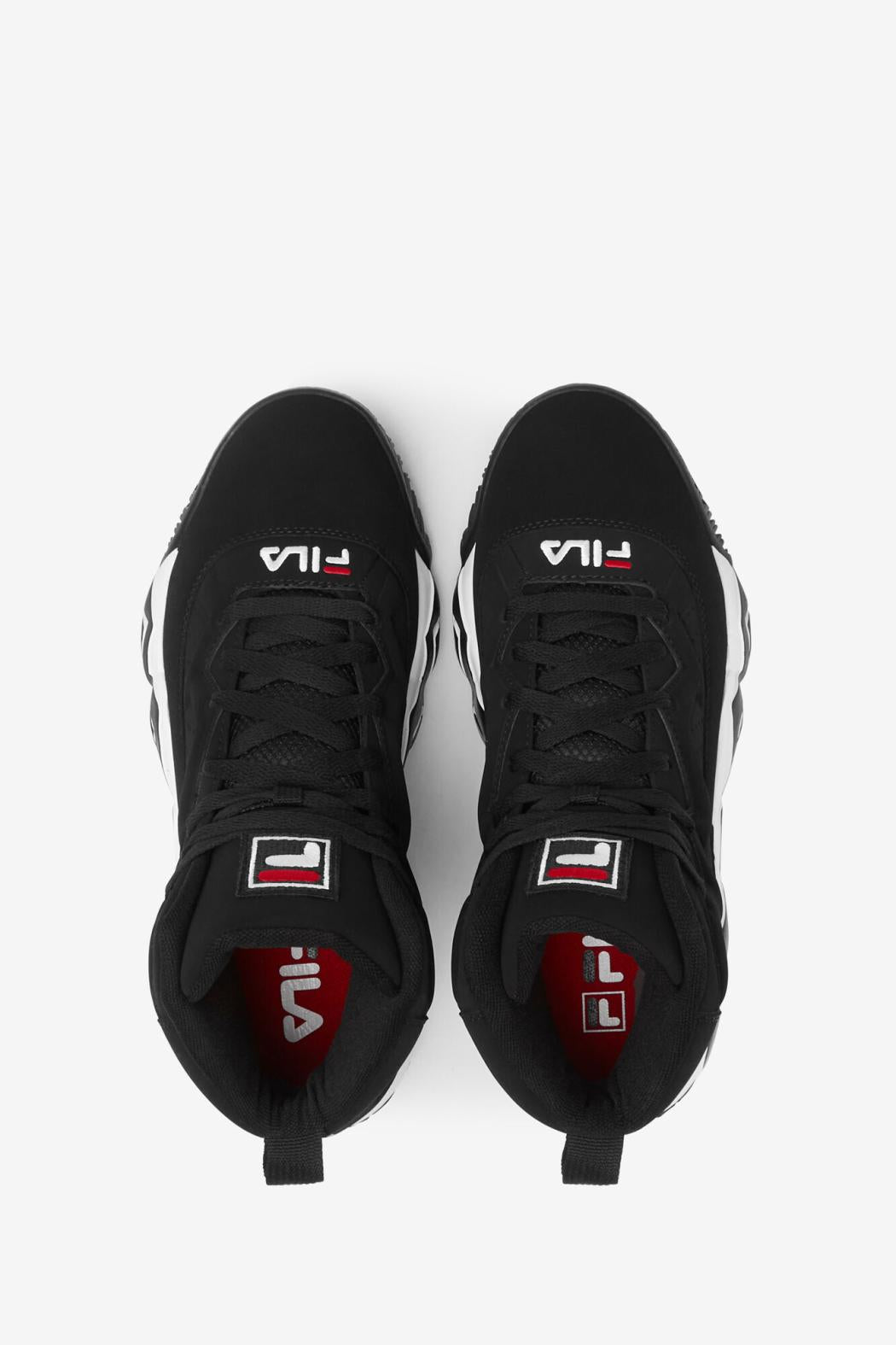 FILA Men's MB 014 BLACK / WHITE / FILA RED | Men Sneakers &amp; Lifestyle