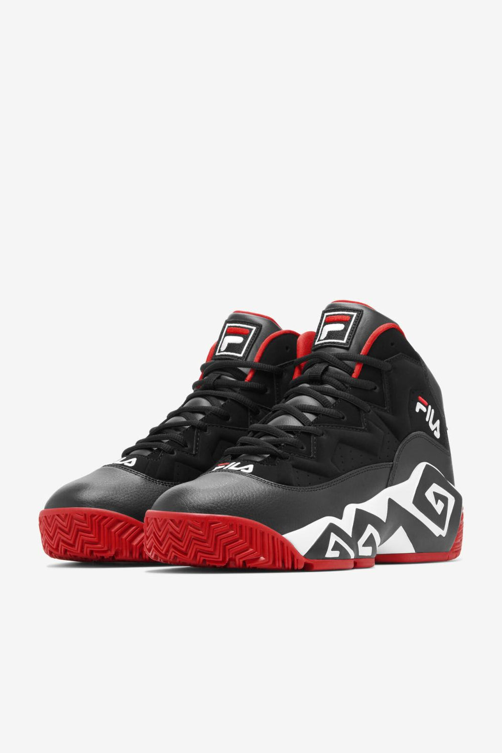 FILA Men's MB 014 BLACK / WHITE / RED | Men Sneakers &amp; Lifestyle