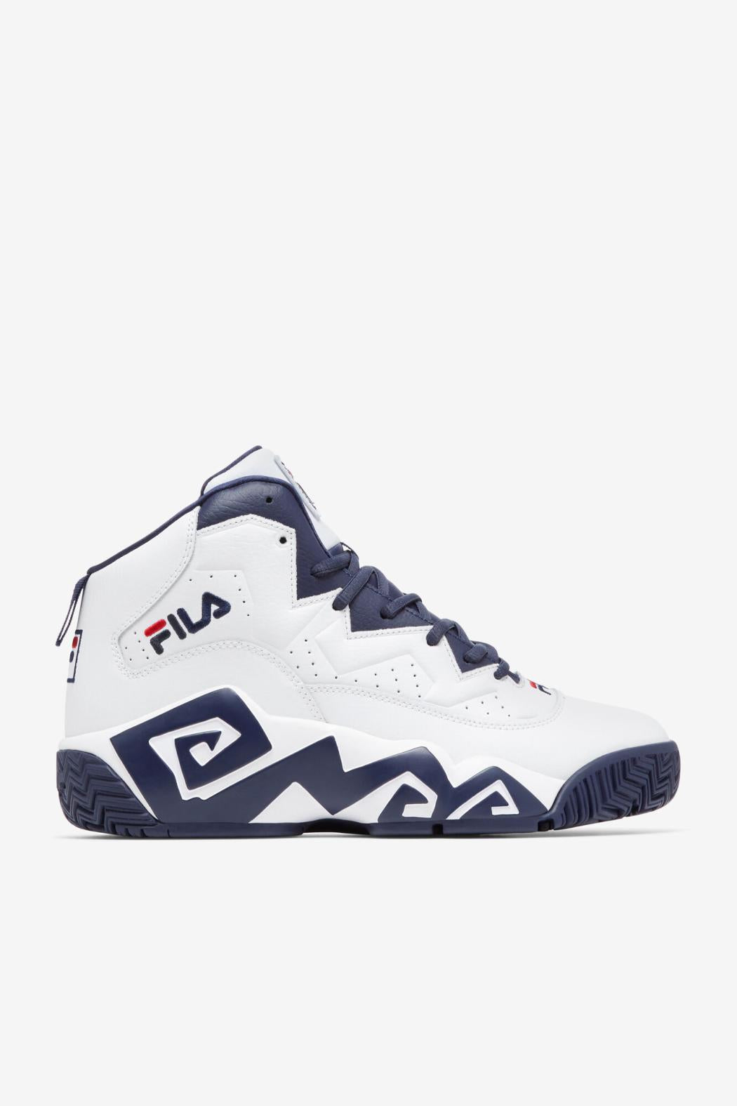 FILA Men's MB 125 WHITE / NAVY / RED | Men Sneakers &amp; Lifestyle