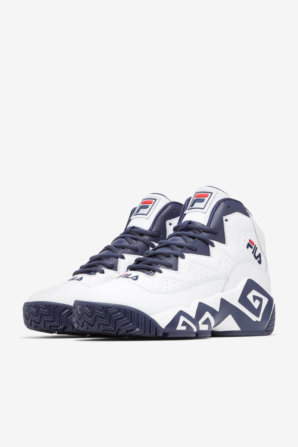FILA Men's MB 125 WHITE / NAVY / RED | Men Sneakers &amp; Lifestyle