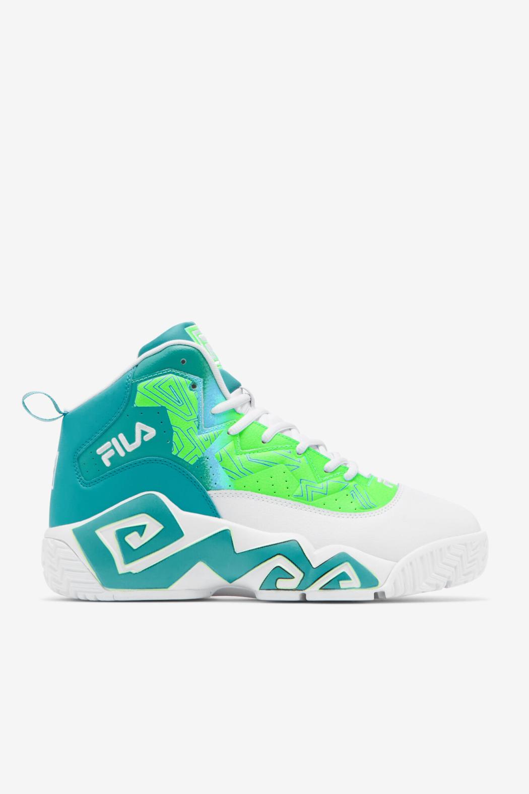 FILA Men's MB 142 WHITE / CERAMIC / GREEN GECKO | Men Sneakers &amp; Lifestyle