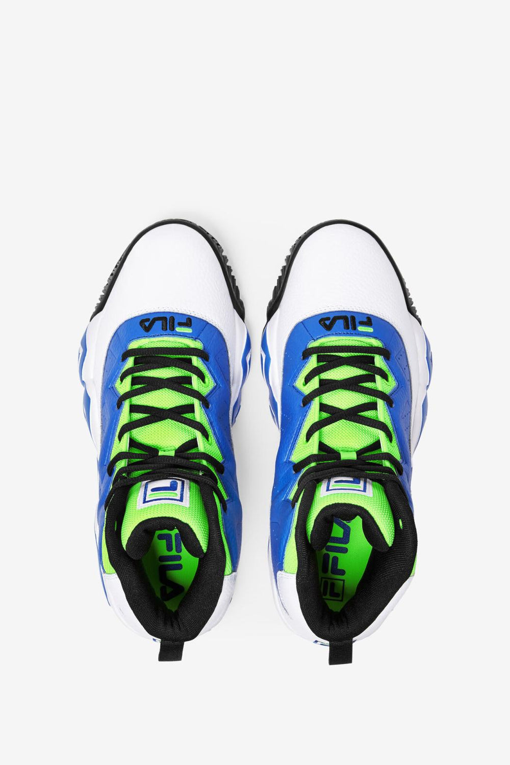 FILA Men's MB 143 WHITE / ELECTRIC BLUE / GREEN GECKO | Men Sneakers &amp; Lifestyle