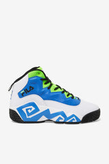 FILA Men's MB 143 WHITE / ELECTRIC BLUE / GREEN GECKO | Men Sneakers &amp; Lifestyle