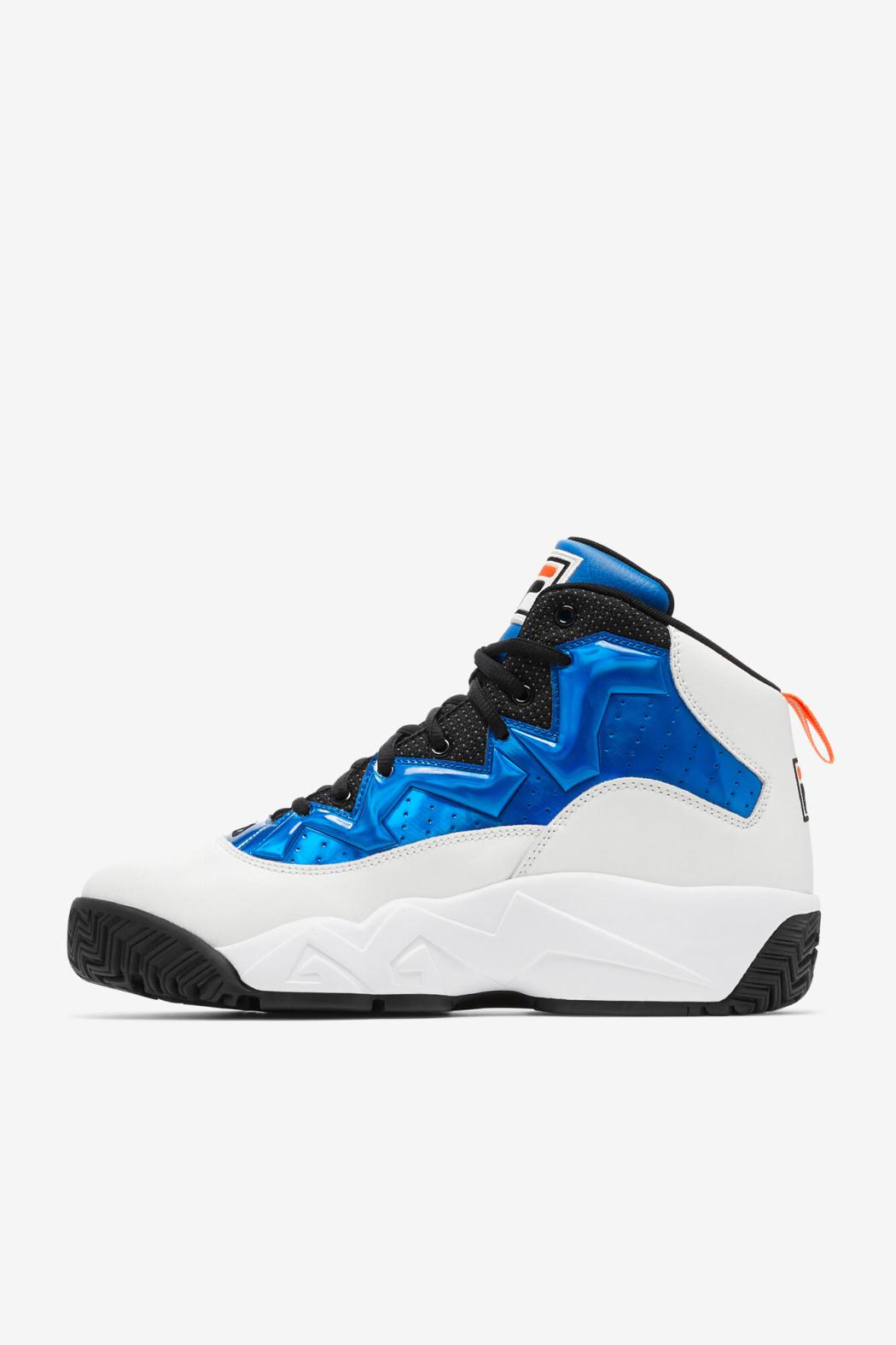 FILA Men's MB Night Walk 132 WHISPER WHITE / PRINCESS BLUE / VIBRANT ORANGE | Men Sneakers &amp; Lifestyle