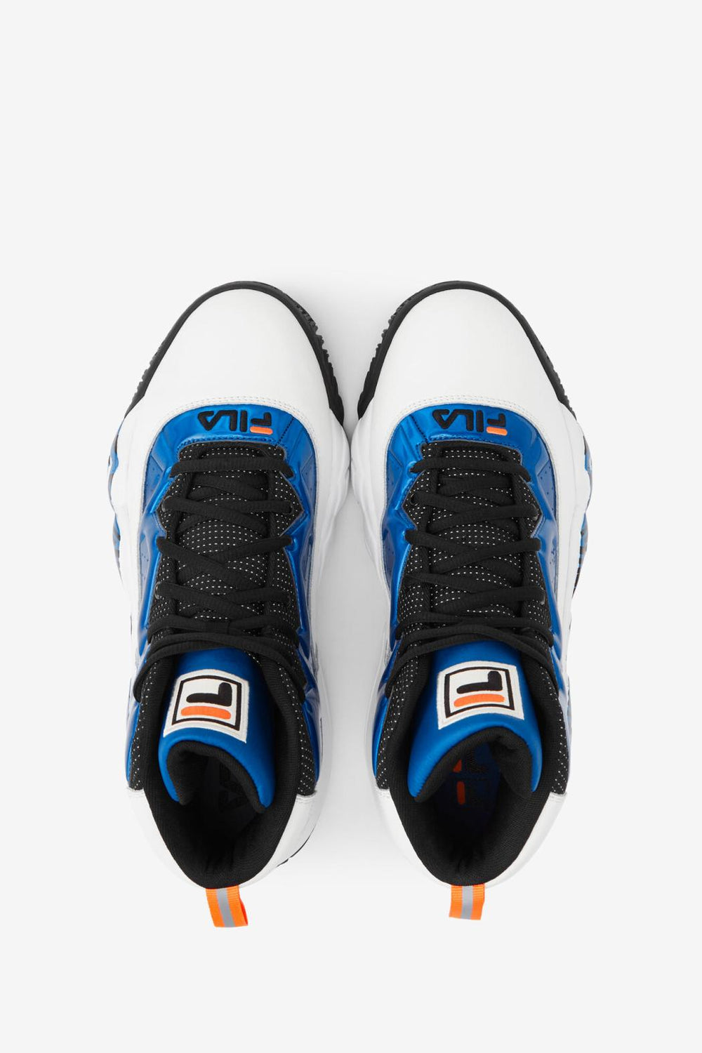 FILA Men's MB Night Walk 132 WHISPER WHITE / PRINCESS BLUE / VIBRANT ORANGE | Men Sneakers &amp; Lifestyle