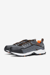 FILA Men's Memory All Terrain Peak Composite Toe Shoe 054 CASTLEROCK / BLACK / VIBRANT ORANGE | Men Composite Toe Shoes
