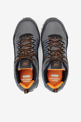 FILA Men's Memory All Terrain Peak Composite Toe Shoe 054 CASTLEROCK / BLACK / VIBRANT ORANGE | Men Composite Toe Shoes