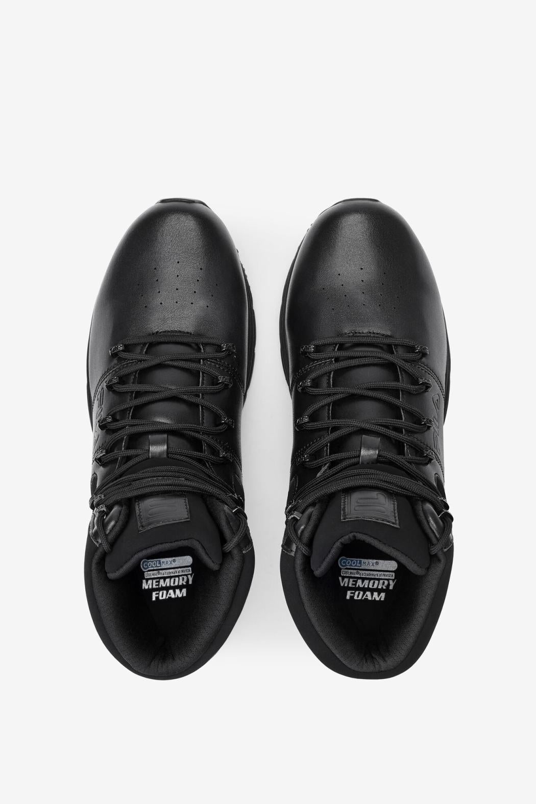 FILA Men's Memory Breach Slip Resistant Shoe 001 BLACK / BLACK / BLACK | Men Slip Resistant Shoes