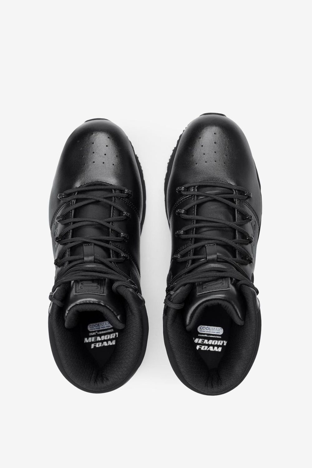 FILA Men's Memory Breach Slip Resistant Steel Toe Shoe 001 BLACK / BLACK / BLACK | Men Steel Toe Shoes