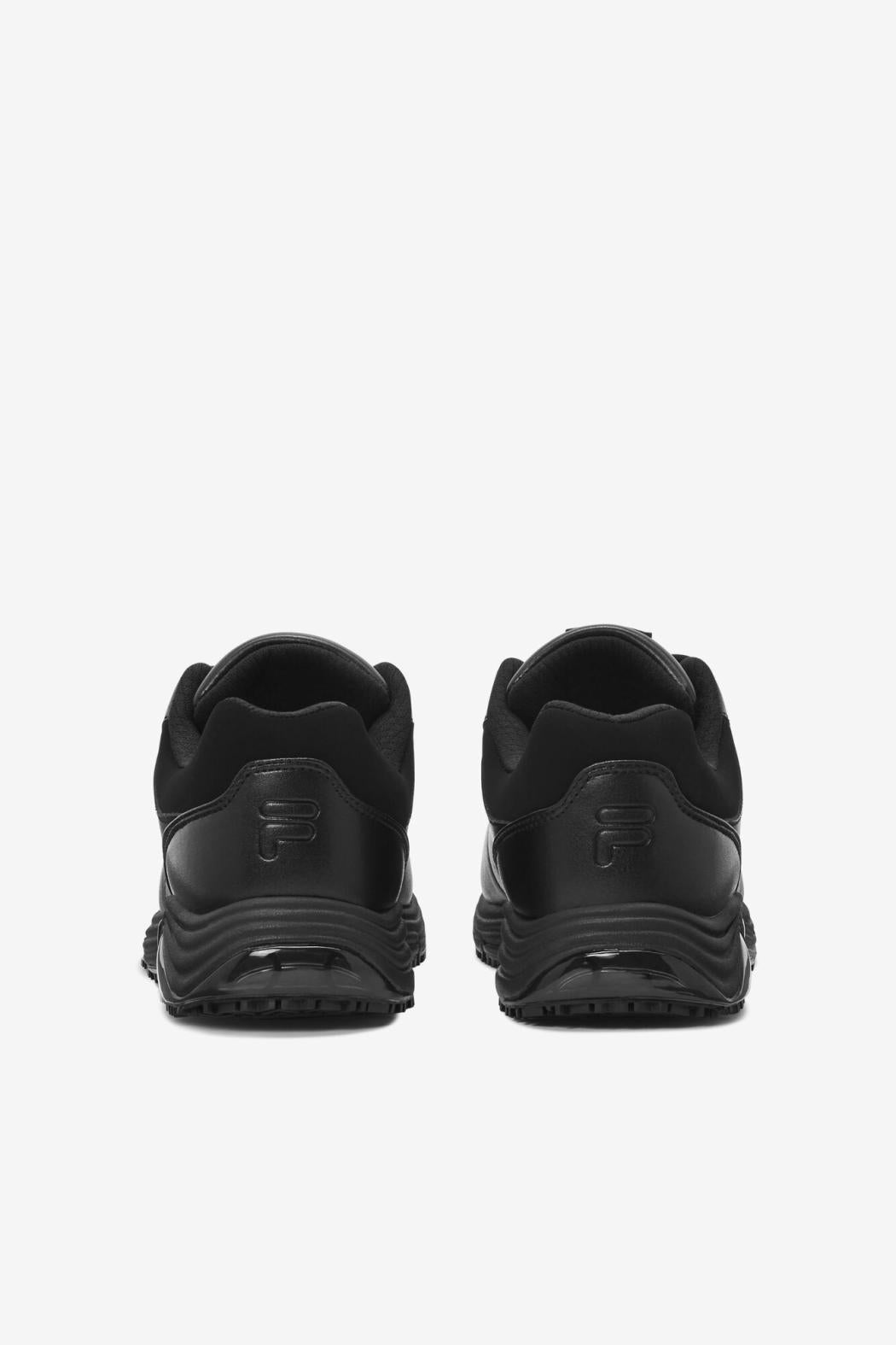 FILA Men's Memory Breach Slip Resistant Steel Toe Shoe 001 BLACK / BLACK / BLACK | Men Steel Toe Shoes