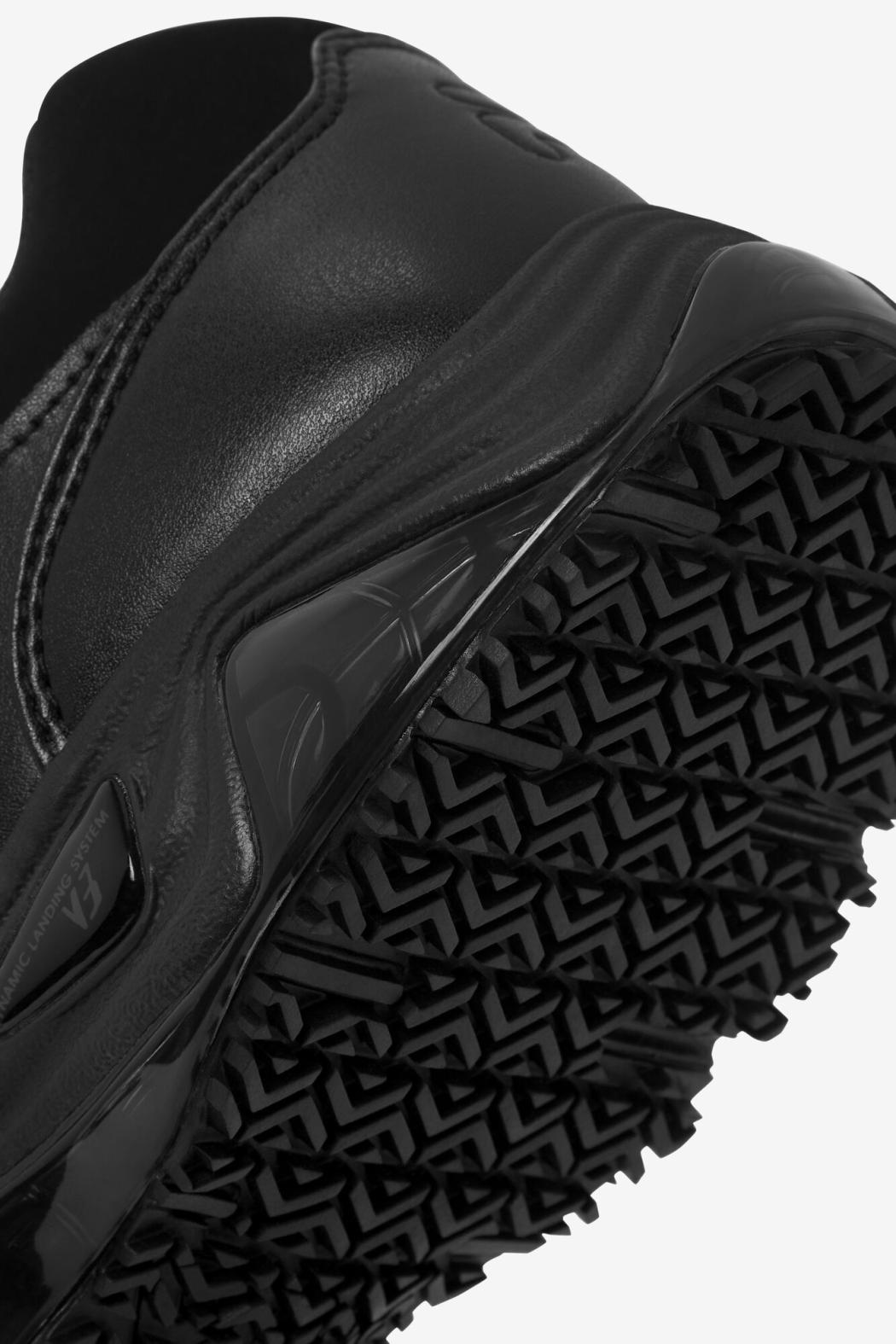 FILA Men's Memory Breach Slip Resistant Steel Toe Shoe 001 BLACK / BLACK / BLACK | Men Steel Toe Shoes