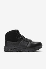 FILA Men's Memory Breach Slip Resistant Steel Toe Shoe 001 BLACK / BLACK / BLACK | Men Steel Toe Shoes