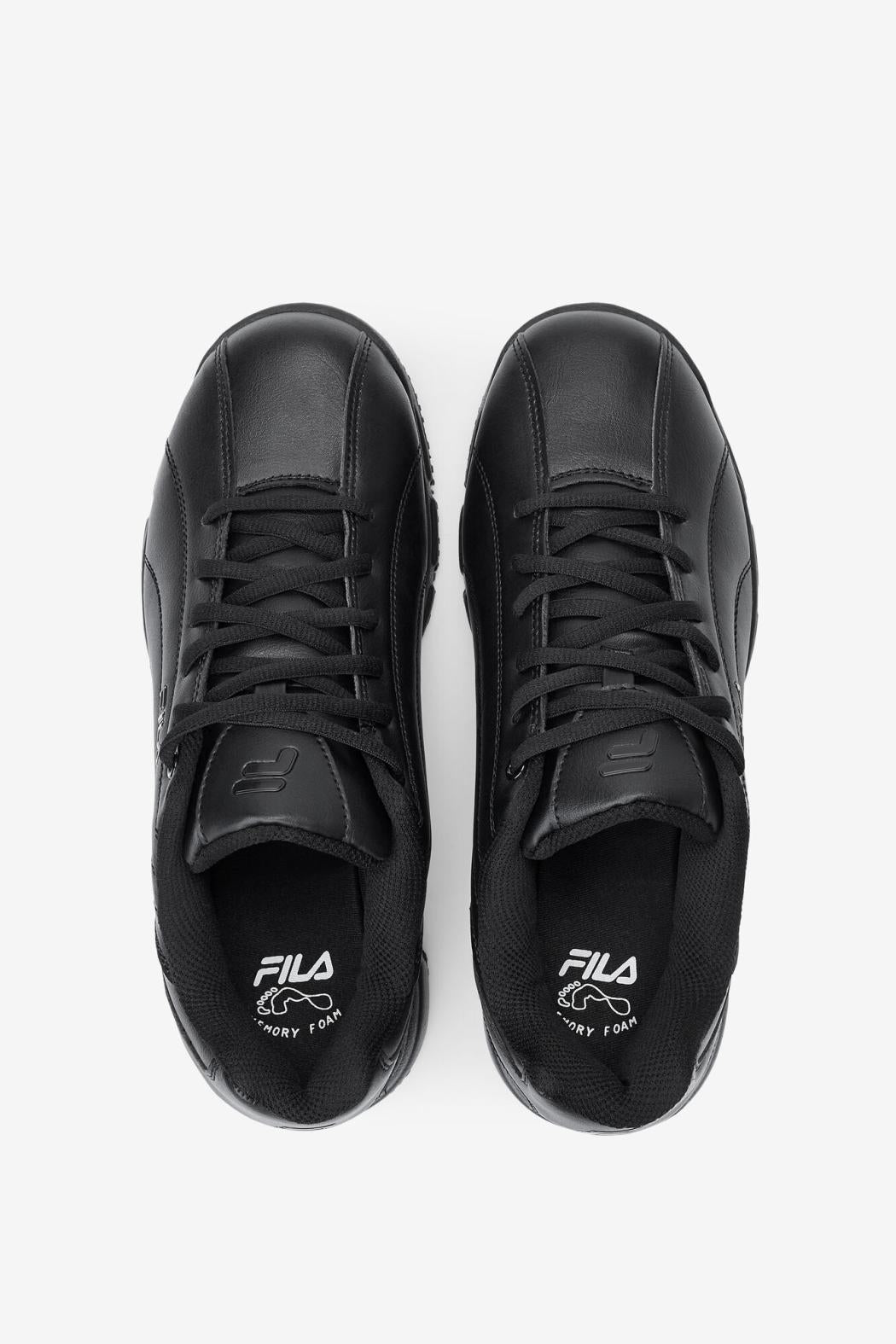 FILA Men's Memory Niteshift Slip Resistant Shoe 001 BLACK / BLACK / BLACK | Men Slip Resistant Shoes