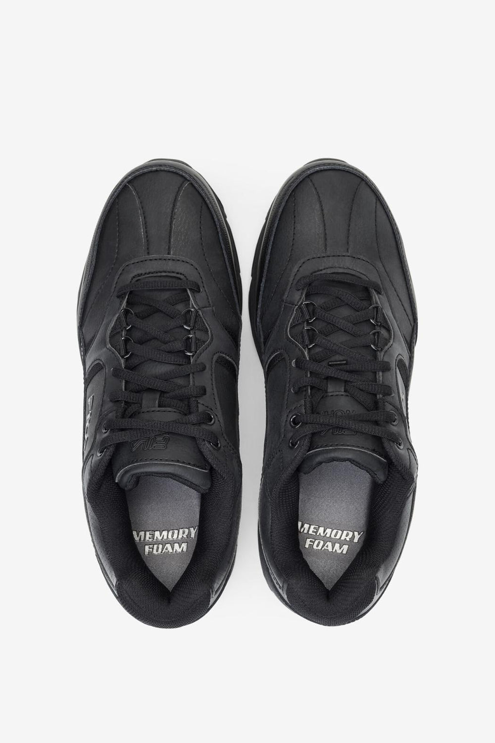 FILA Men's Memory Workshift Slip Resistant Steel Toe Shoe 001 BLACK / BLACK / BLACK | Men Steel Toe Shoes