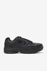 FILA Men's Memory Workshift Slip Resistant Steel Toe Shoe 001 BLACK / BLACK / BLACK | Men Steel Toe Shoes
