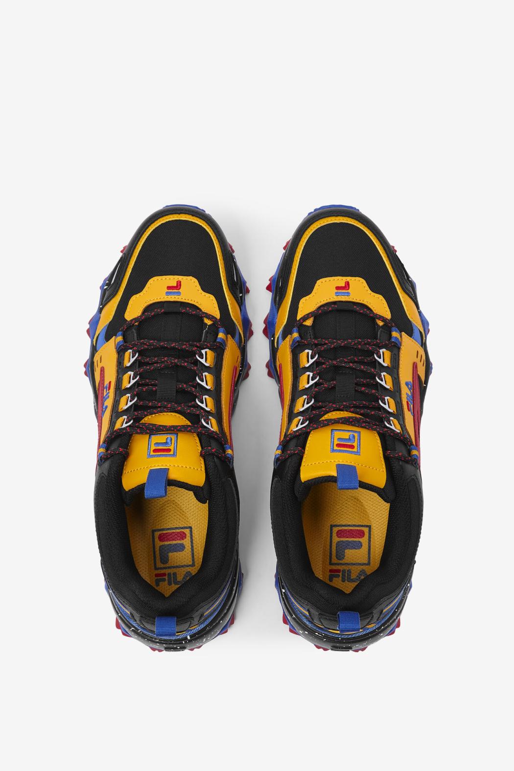 FILA Men's Oakmont Tr 025 BLACK / GOLD FUSION / FILA RED | Men Oakmont TR