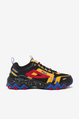 FILA Men's Oakmont Tr 025 BLACK / GOLD FUSION / FILA RED | Men Oakmont TR