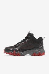 FILA Men's Oakmont Tr Mid 023 BLACK / BLACK / FILA RED | Men Boots