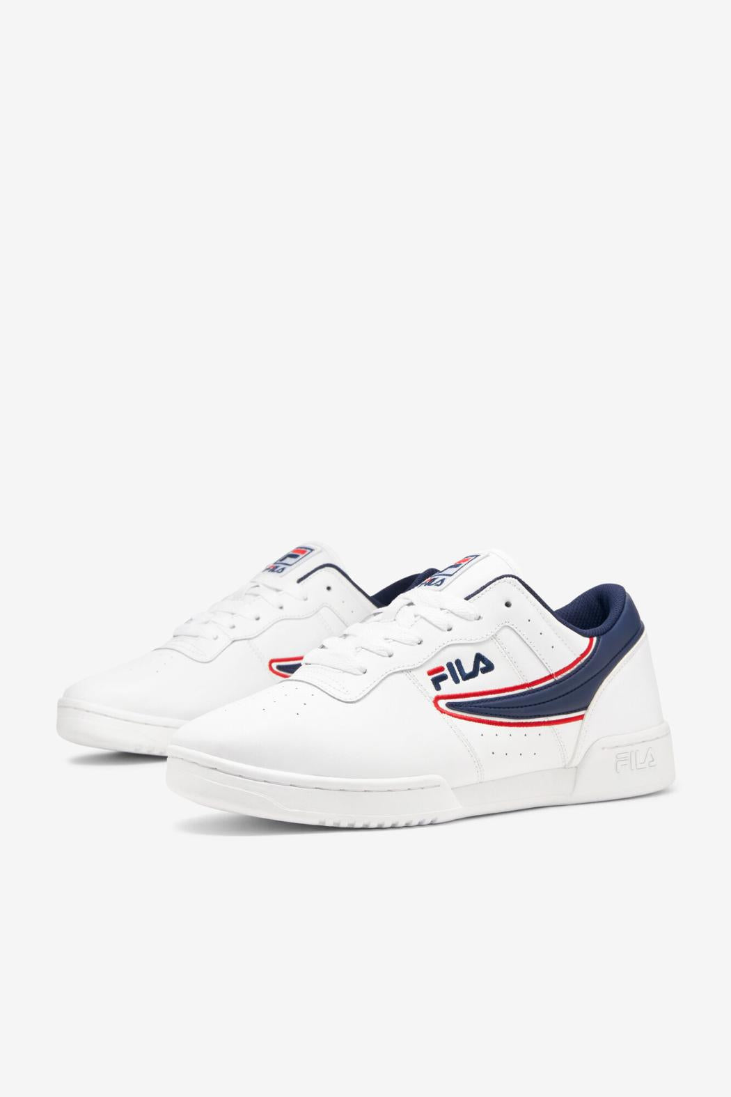 FILA Men's Original Fitness Offset 125 WHITE / NAVY / RED | Men Sneakers &amp; Lifestyle