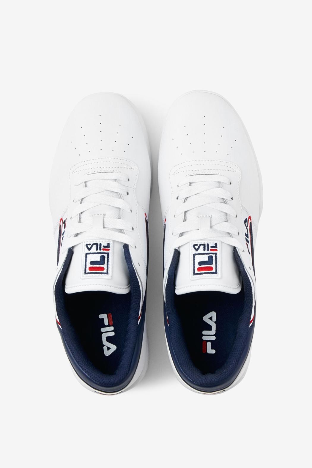 FILA Men's Original Fitness Offset 125 WHITE / NAVY / RED | Men Sneakers &amp; Lifestyle