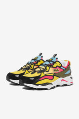 FILA Men's Ray Tracer Apex 020 BLACK / DEEP PINK / WHITE | Men Sneakers