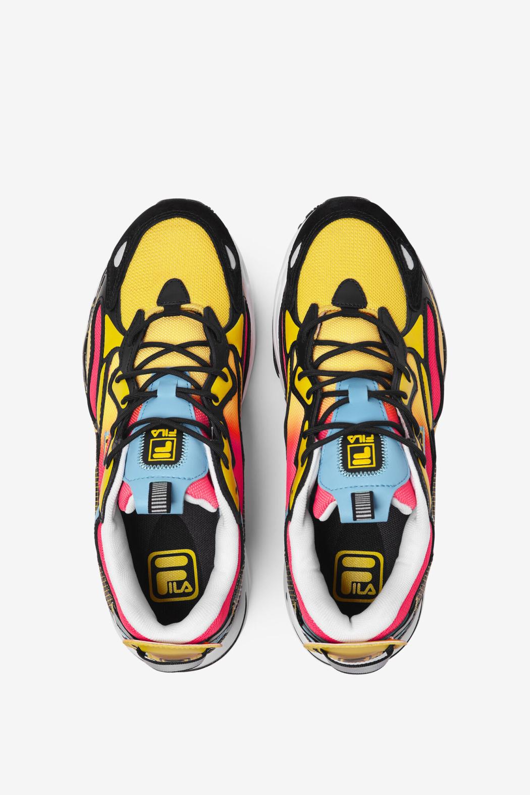 FILA Men's Ray Tracer Apex 020 BLACK / DEEP PINK / WHITE | Men Sneakers