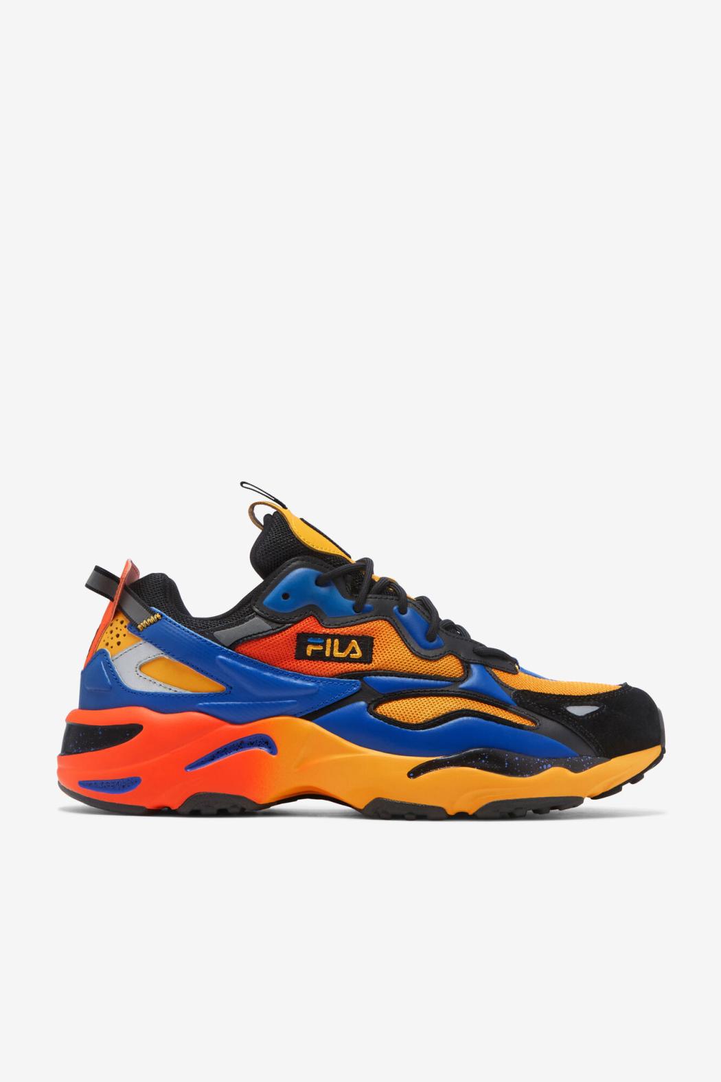 FILA Men's Ray Tracer Apex 732 SAFFRON / PRINCE BLUE / RED | Men Sneakers &amp; Lifestyle
