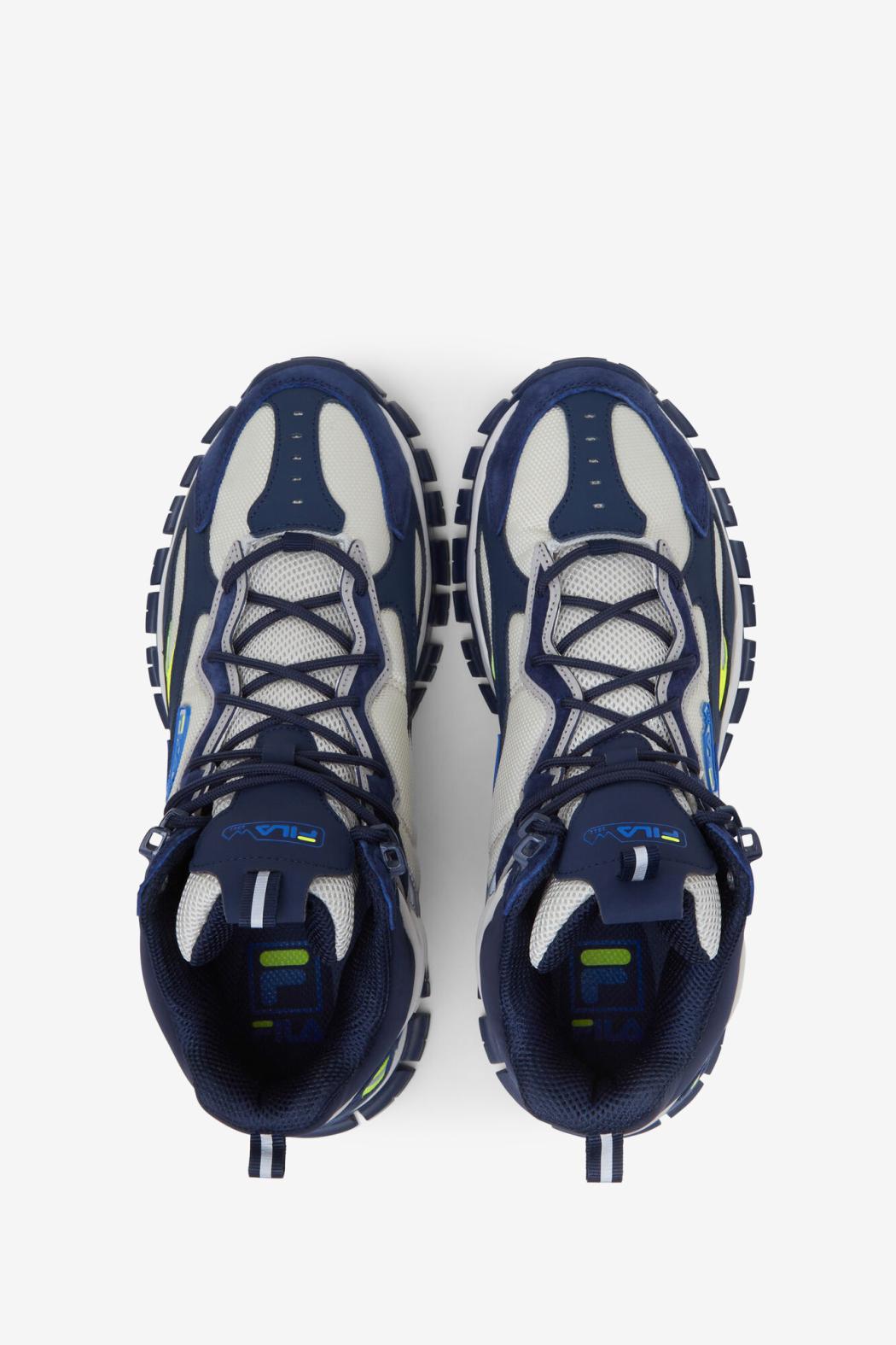 FILA Men's Ray Tracer Tr 2 Mid 346 PELICAN / DRESS BLUES / PRINCESS BLUE | Men Boots