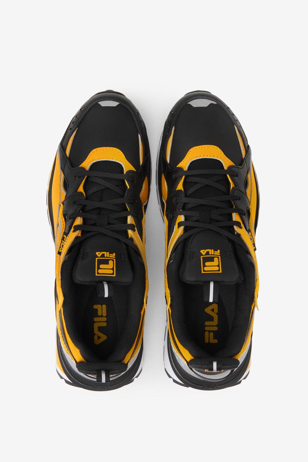 FILA Men's Sandenal 016 BLACK / GOLD FUSION / WHITE | Men Sneakers &amp; Lifestyle