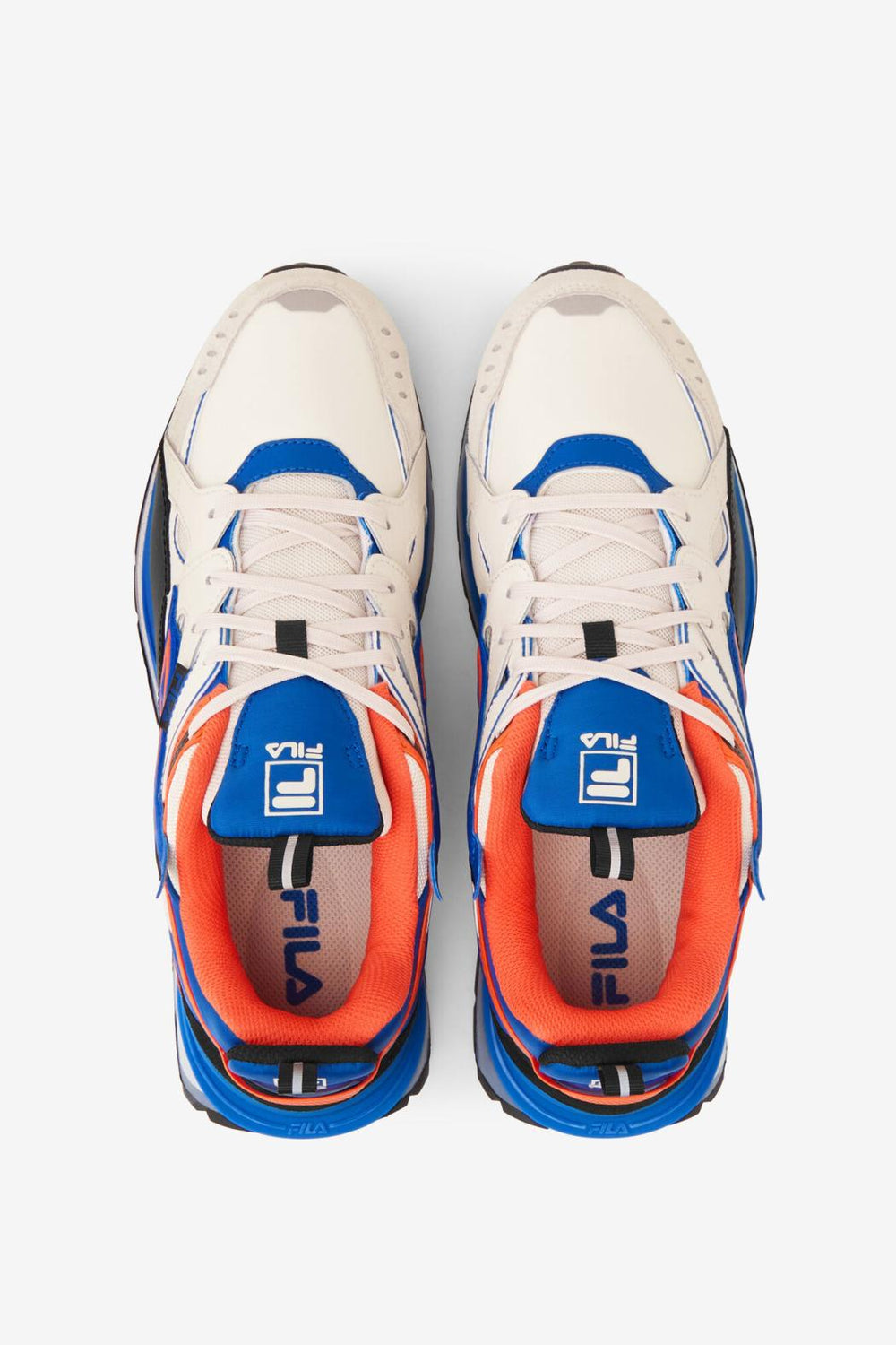 FILA Men's Sandenal 117 WHISPER WHITE / BLACK / PRINCE BLUE | Men Sneakers &amp; Lifestyle