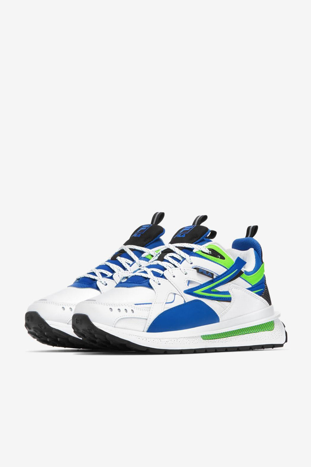 FILA Men's Sandenal 143 WHITE / PRINCE BLUE / GREEN GECKO | Men Sneakers &amp; Lifestyle