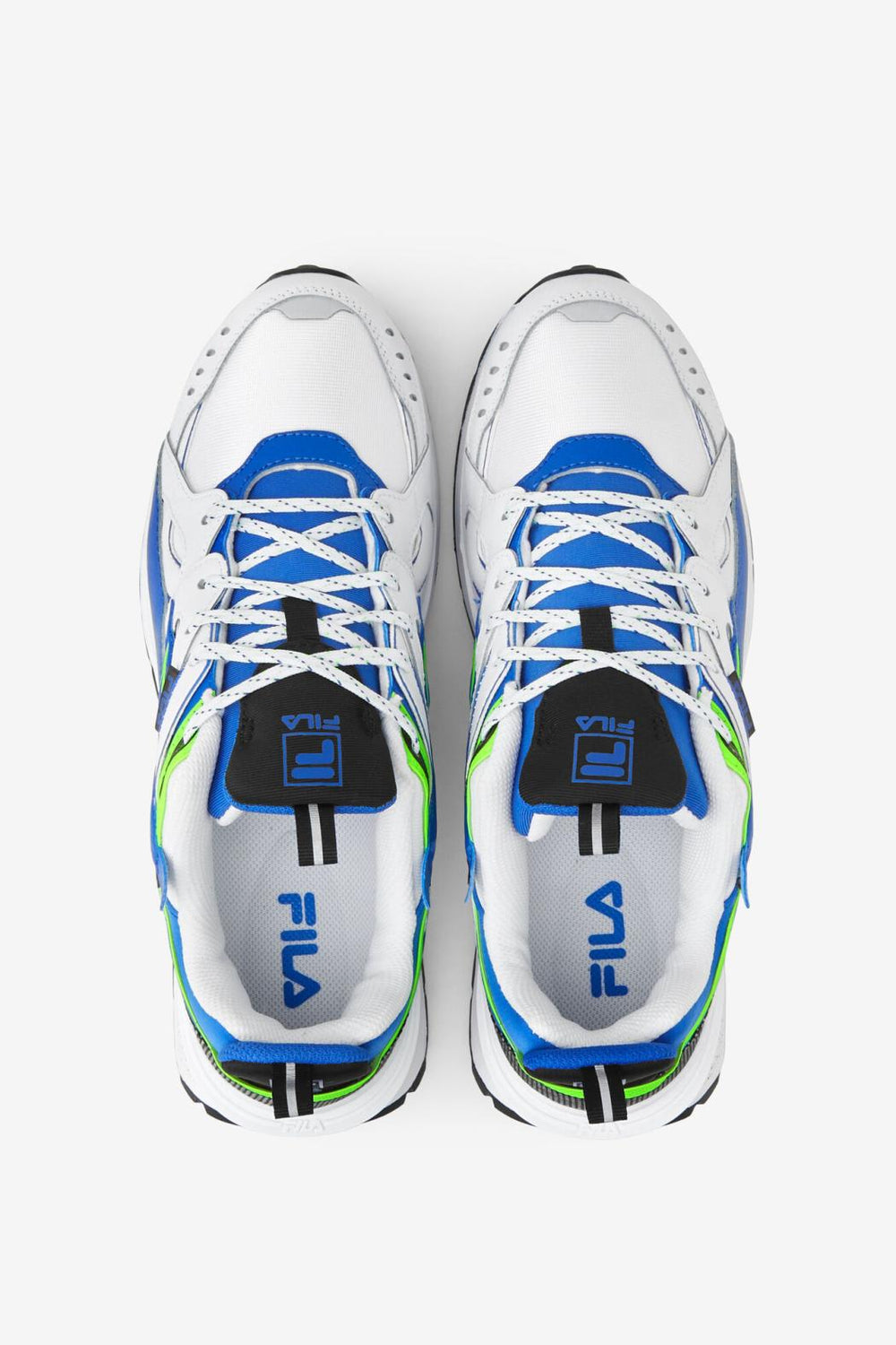 FILA Men's Sandenal 143 WHITE / PRINCE BLUE / GREEN GECKO | Men Sneakers &amp; Lifestyle