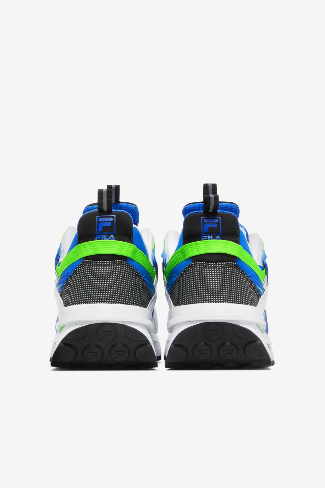 FILA Men's Sandenal 143 WHITE / PRINCE BLUE / GREEN GECKO | Men Sneakers &amp; Lifestyle